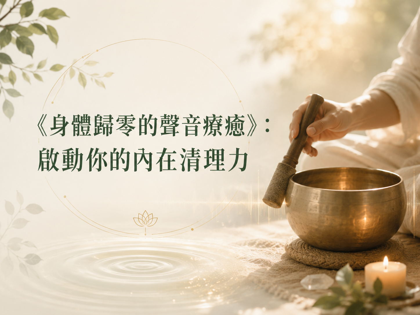《身體歸零的聲音療癒》：啟動你的內在清理力