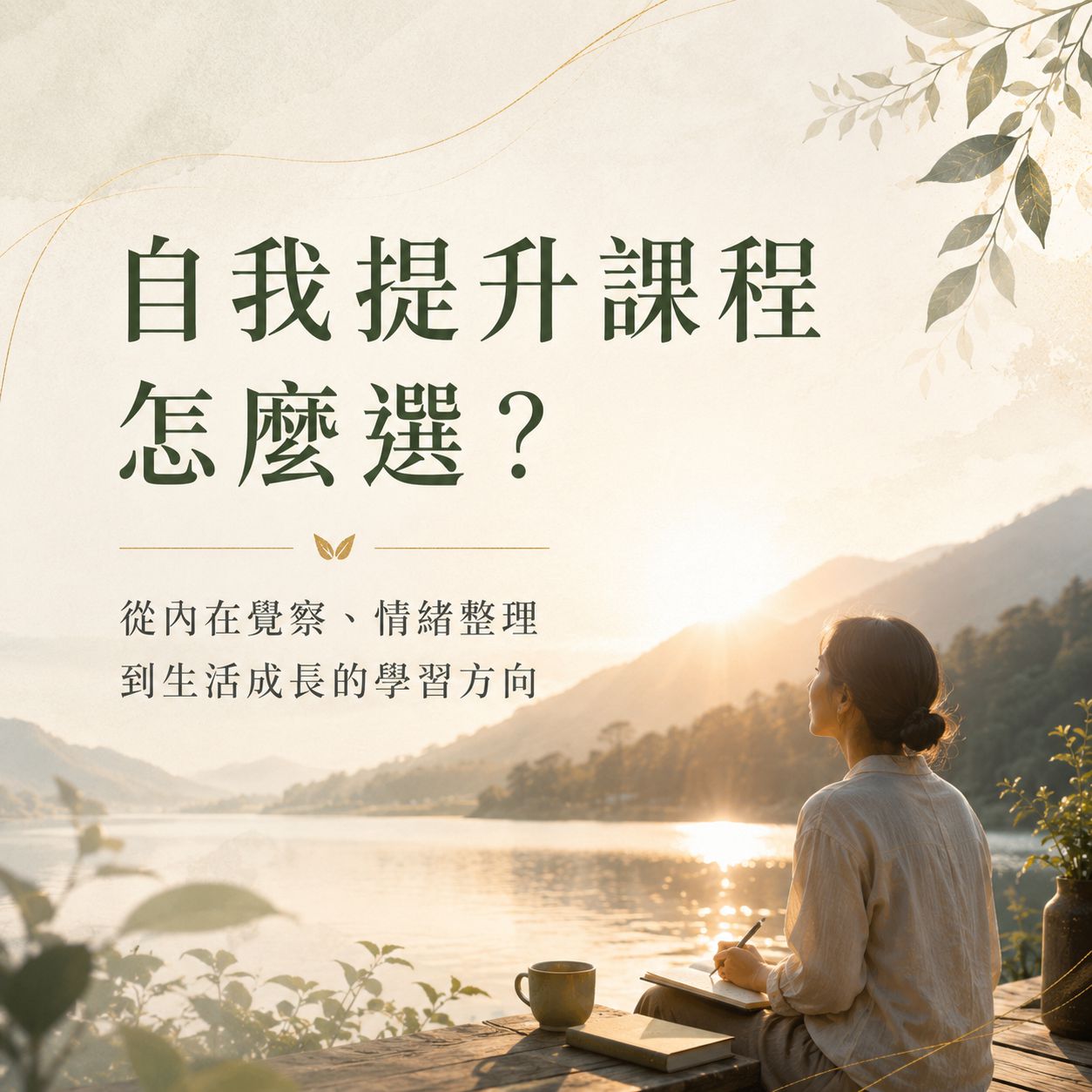 自我提升課程怎麼選？從內在覺察、情緒整理到生活成長的學習方向