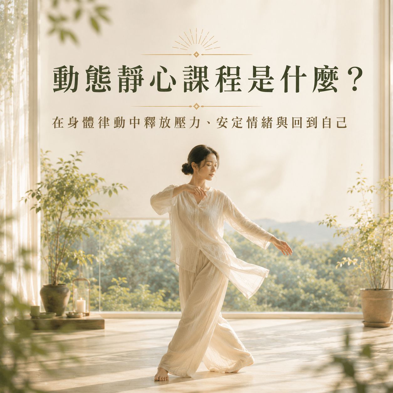 動態靜心課程是什麼？在身體律動中釋放壓力、安定情緒與回到自己