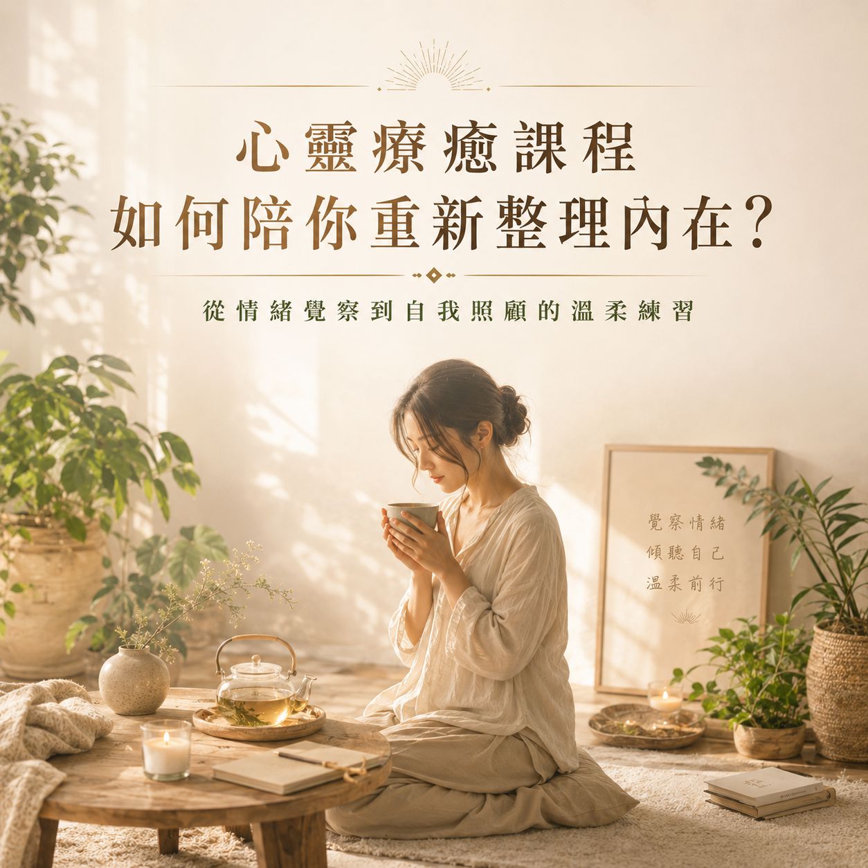心靈療癒課程如何陪你重新整理內在？從情緒覺察到自我照顧的溫柔練習