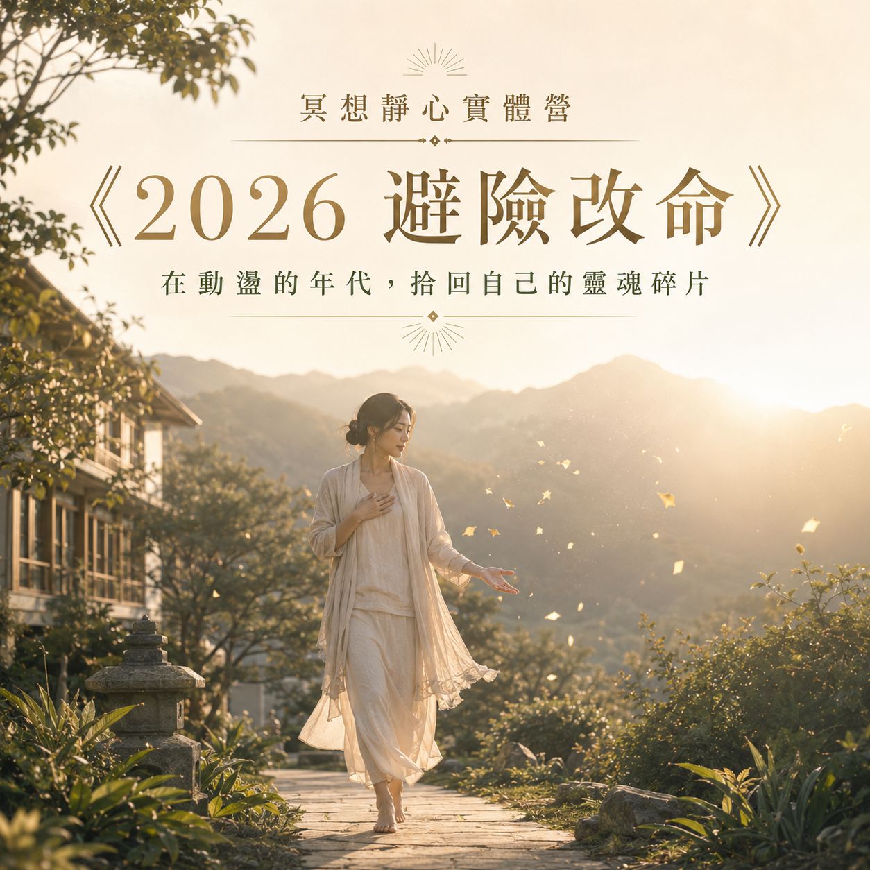 冥想靜心實體營 ：《2026 避險改命》｜在動盪的年代，拾回自己的靈魂碎片
